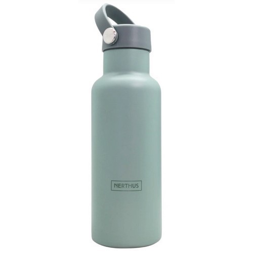BOTELLA NERTHUS FIH 1415 CON ASA 0.5L VERDE MENTA
